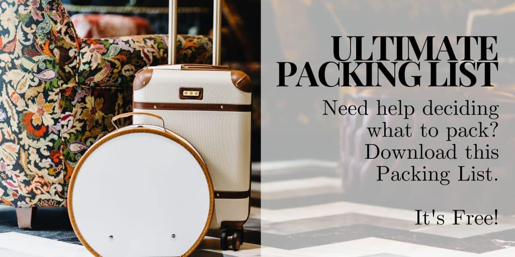 The Ultimate Packing List Banner